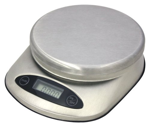 0750632999301 - NEW & IMPROVED 11 LB. SIENA STAINLESS STEEL PROFESSIONAL FOOD SCALE BY ZUCCOR