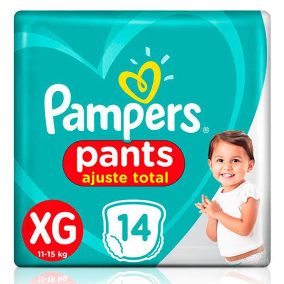 7506339384116 - FRALDA DESCARTÁVEL INFANTIL PANTS PAMPERS XG PACOTE 16 UNIDADES