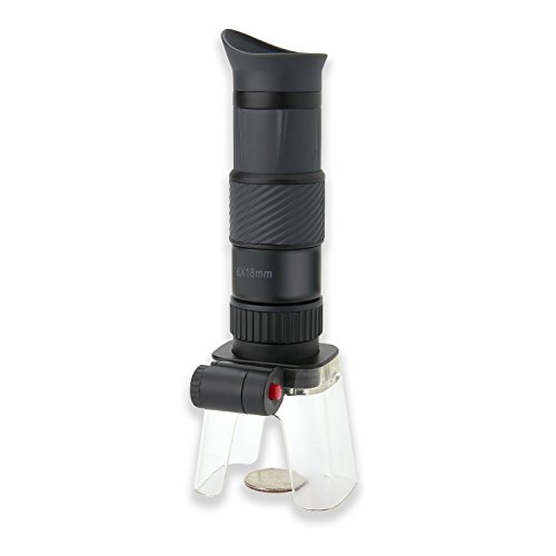 0750668011275 - CARSON MAGNISCOPE LED LIGHTED 3-IN-1 6X18MM MONOCULAR, 25X POWER FIELD MICROSCOPE AND 4X FOCUSING LOUPE (MA-60)