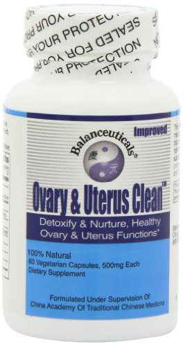 7507497307740 - BALANCEUTICALS OVARY & UTERUS CLEAN, 500 MG DIETARY SUPPLEMENT CAPSULES, 60-COUNT BOTTLE
