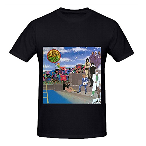 7507901321935 - AROUND THE WORLD IN A DAY(REISSUE) PRINCE ROCK ALBUM MENS CREW NECK MUSIC SHIRTS