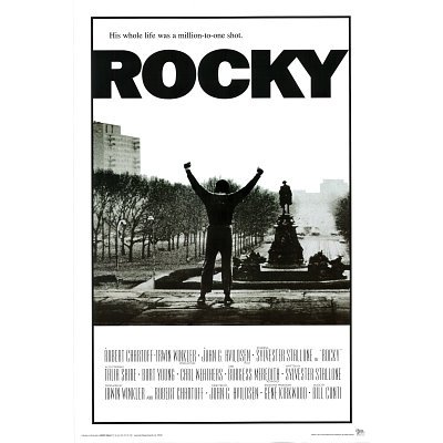 0750835426208 - ROCKY POSTER - HIS WHOLE LIFE WAS A MILLION TO ONE SHOT, 24X36