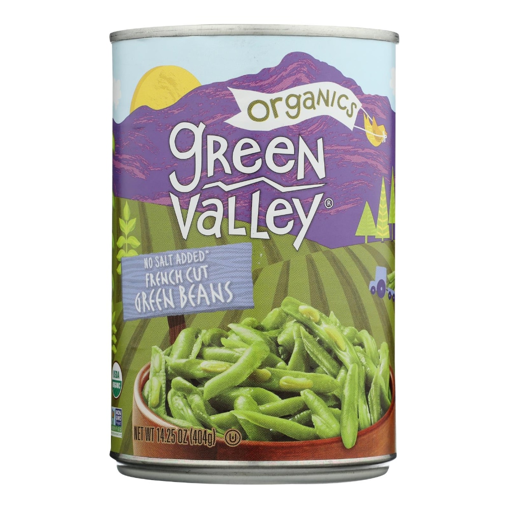 0075103501051 - GREEN VALLEY ORGANICS - GREEN BEANS FRENCH STYLE - CASE OF 12-14.25 OZ