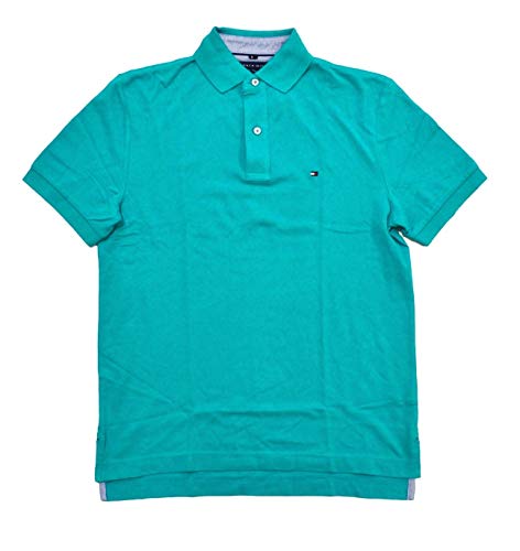 0751197643159 - TOMMY HILFIGER MEN'S CLASSIC FIT POLO (SMALL, TEAL)