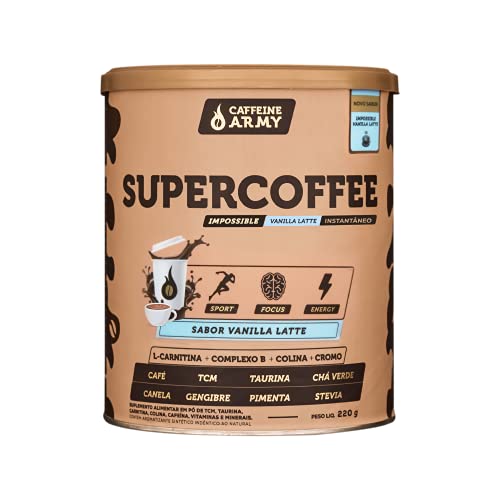 0751320460882 - SUPERCOFFEE DE VANILLA LATTTE CAFFEINEARMY 220G