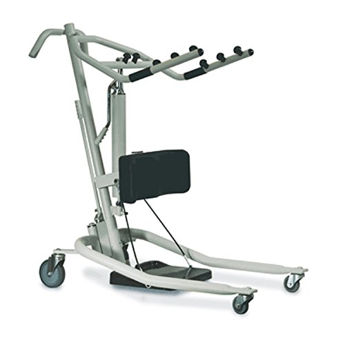 0751354590821 - STAND UP PATIENT LIFT - GET-U-UP HYDRAULIC STAND UP LIFT - INVACARE GHS350 WITH INVACARE RELIANT STANDING SLING - LARGE R130