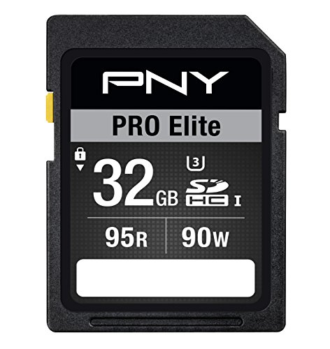 0751492589053 - PNY U3 PRO ELITE SD CARD (UP-TO 95MB/S READ / 90MB/S WRITE SPEEDS), 32GB (P-SDH32U395PRO-GE)