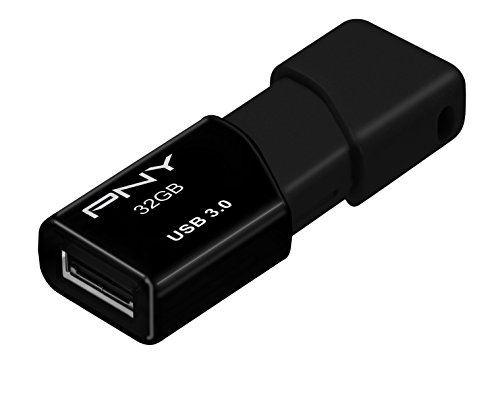 0751492593661 - PNY TURBO ELITE 32GB USB 3.0 FLASH DRIVE - READ SPEEDS UP TO 115MB/SEC - P-FD32GTBO-GE