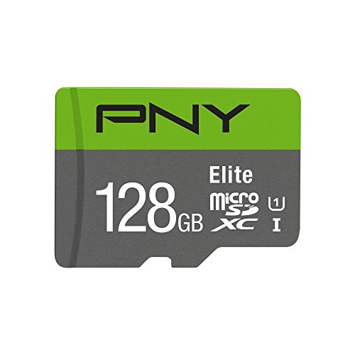 0751492594101 - PNY ELITE 128GB MICROSDXC CARD WITH ADAPTER -UHS-I, U1, UP TO 85MB/SEC (P-SDU128U185EL-GE)