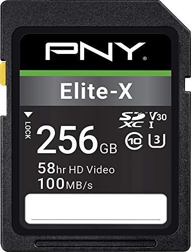 0751492625607 - PNY 256GB ELITE-X CLASS 10 U3 V30 SDXC FLASH MEMORY CARD