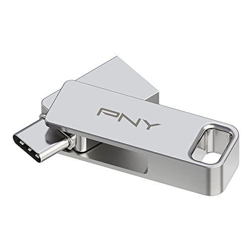 0751492681726 - PNY 256GB DUO LINK USB 3.2 TYPE-C DUAL FLASH DRIVE – 200MB/S