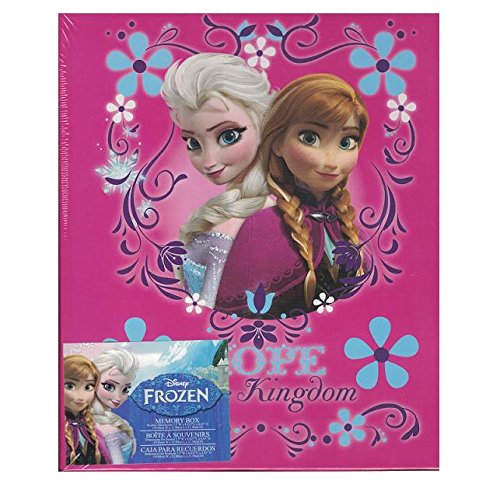 0751499228429 - DISNEY'S FROZEN ANNA AND ELSA PHOTO MEMORY STORAGE BOX PINK FOR PICTURES, STICKERS & MORE!