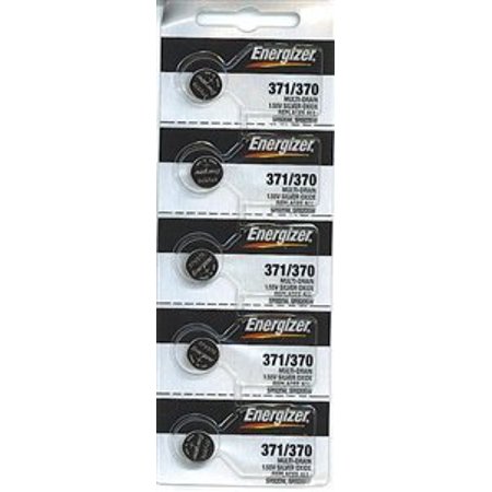 0751744532103 - ENERGIZER 371 / 370 SILVER OXIDE WATCH BATTERY (5 PER PACK)