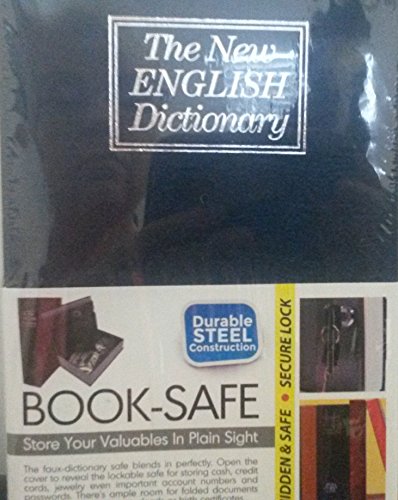 0751778749553 - WHOLENESS HOME LARGE DICTIONARY BOOK SAFE: HIDE YOUR VALUABLES IN PLAIN SIGHT - DIVERSION SAFE WITH LOCKS - 2 KEYS INCLUDED! STEEL INTERIOR - CLOTH LIKE EXTERIOR LOOKS LIKE A REAL BOOK