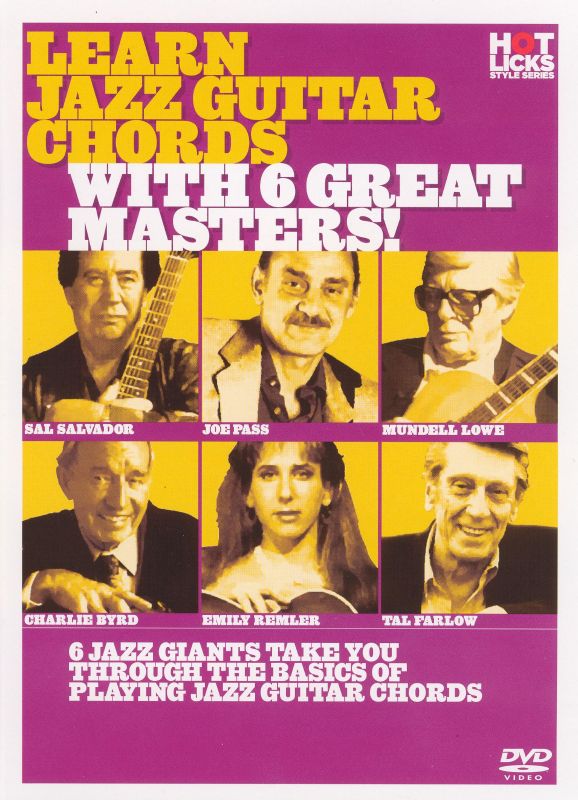 0752187437505 - DVD - LEARN JAZZ GUITAR CHORDS: WITH 6 GREAT MASTERS! - IMPORTADO