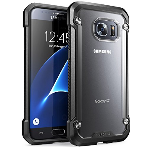 0752454310388 - GALAXY S7 CASE, SUPCASE UNICORN BEETLE SERIES PREMIUM HYBRID PROTECTIVE CLEAR CASE FOR SAMSUNG GALAXY S7 2016 RELEASE, RETAIL PACKAGE (FROST/BLACK)