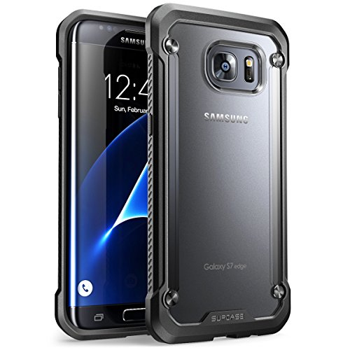 0752454310630 - GALAXY S7 EDGE CASE, SUPCASE UNICORN BEETLE SERIES PREMIUM HYBRID PROTECTIVE CLEAR CASE FOR SAMSUNG GALAXY S7 EDGE 2016 RELEASE, RETAIL PACKAGE (FROST/BLACK)