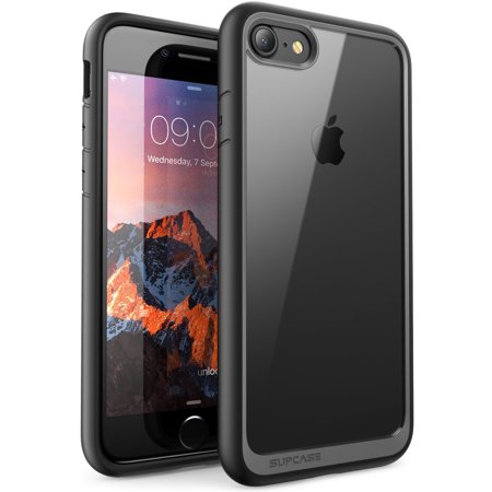 0752454313600 - IPHONE 7 CASE, SUPCASE UNICORN BEETLE STYLE PREMIUM HYBRID PROTECTIVE CLEAR BUMPER CASE FOR APPLE IPHONE 7 2016 RELEASE (BLACK)