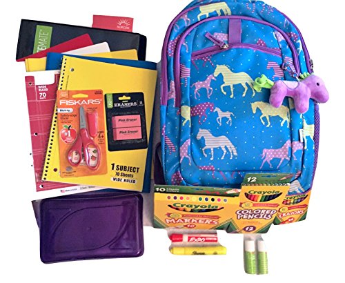 0752589620307 - CRCKT BACKPACK WITH 17+ ITEMS OF ESSENTIAL, QUALITY SUPPLIES; EACH STURDY BACKPACK COMES WITH A MATCHING TOY! REPLACE YOUR CHILD'S BROKEN OR TATTERED BACKPACK WITH THIS VALUE BUNDLE (HORSE)