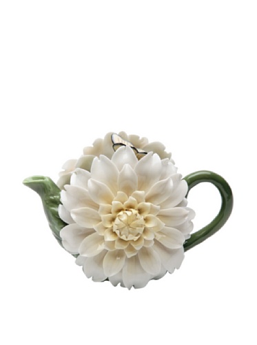 0752593566301 - CG SS-CG-56630 CERAMIC HANDCRAFTED DAISY TEAPOT COLLECTIBLE FIGURINE, 6.38