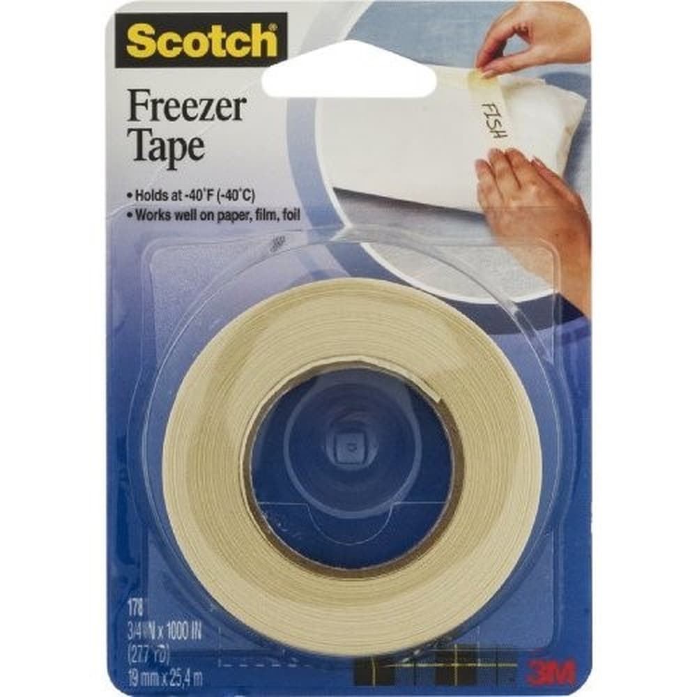 0075279845218 - 3M SCOTCH FREEZER TAPE WITH 3/4 X 1000 ROLL (PACK OF 10)