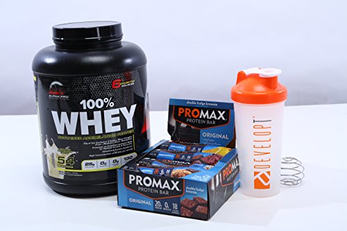 0752830228412 - 100% GRASS FED WHEY ALPHA PRO NUTRITION BARS DEVELOPT BPA FREE SHAKER CUP STACK BUNDLE