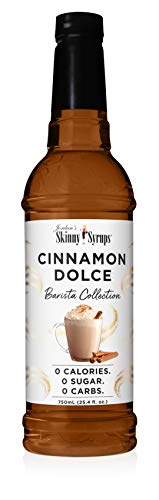 0752830684737 - JORDAN’S SKINNY SYRUPS CINNAMON DOLCE, SUGAR FREE FLAVORING SYRUP, 25.4 OUNCE BOTTLE