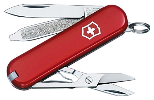 0752913192906 - VICTORINOX SWISS ARMY CLASSIC SD POCKET KNIFE, RED