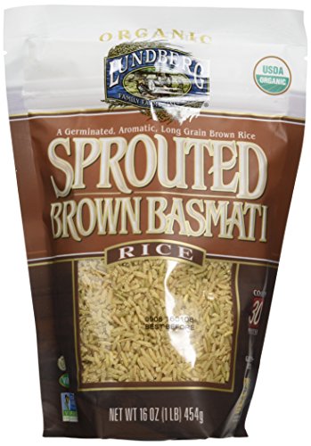 0753167554427 - LUNDBERG SPROUTED BROWN BASMATI RICE 1 POUND (PACK OF 6) BY LUNDBERG