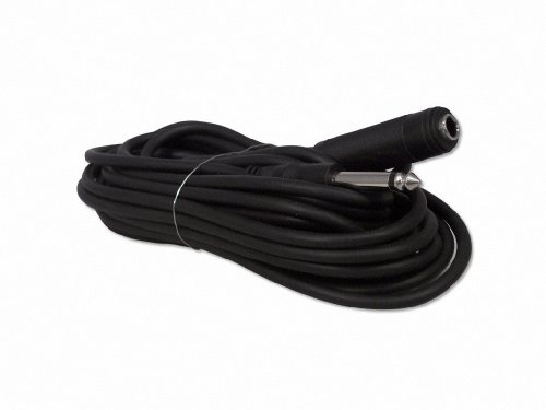 0753182271187 - YOUR CABLE STORE 25 FOOT 1/4 (6.3MM) MONO MICROPHONE EXTENSION CABLE