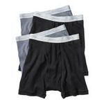 0075338102344 - HANES BOXER BRIEFS VALUE PACK (PACK OF 4) ASSORTED COLORS