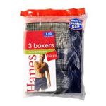 0075338292571 - HANES MEN'S PLAID WOVEN BOXERS WITH COMFORT FLEX WAISTBAND (MWCST)