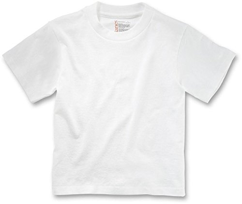 0075338614151 - HANES 3-PACK RED LABEL CREW NECK T-SHIRTS - WHITE-4T