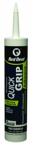 0075339013229 - RED DEVIL 0696 ADHESIVE QUICK GRIP, 9.0-OUNCE