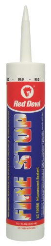 0075339150009 - RED DEVIL LC150RD FIRESTOP LC150RD SEALANT, RED, 10.1-OUNCE
