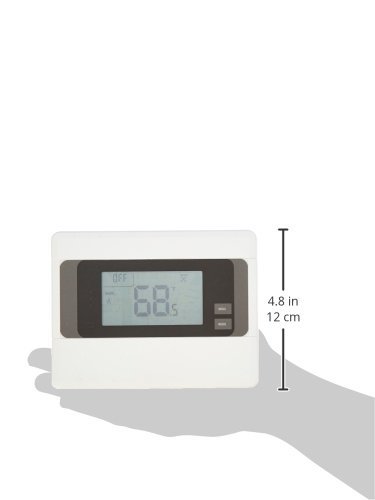 7535001802252 - 2GIG CT100 Z-WAVE PROGRAMMABLE THERMOSTAT (WHITE) COLOR: WHITE, MODEL: CT100, TO