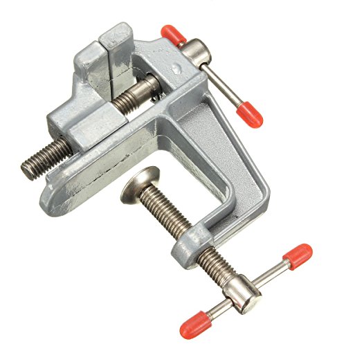 0753510974148 - MICRO ALUMINUM BENCH VISE FOR JEWELERS HOBBY MINI TABLE BENCH VISE