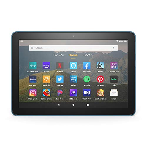 0753575978242 - FIRE HD 8 TABLET, 8 HD DISPLAY, 32 GB, DESIGNED FOR PORTABLE ENTERTAINMENT, TWILIGHT BLUE (RENEWED PREMIUM)