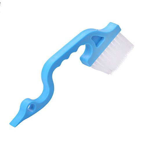 0753610590484 - GROOVE GAP BRUSH CLEANER DOOR KITCHEN CLEANING TOOLS HAND-HELD WINDOW TRACK CLEANING BRUSH (RANDOM COLOR-BLUE, YELLOW, PINK) SZ01