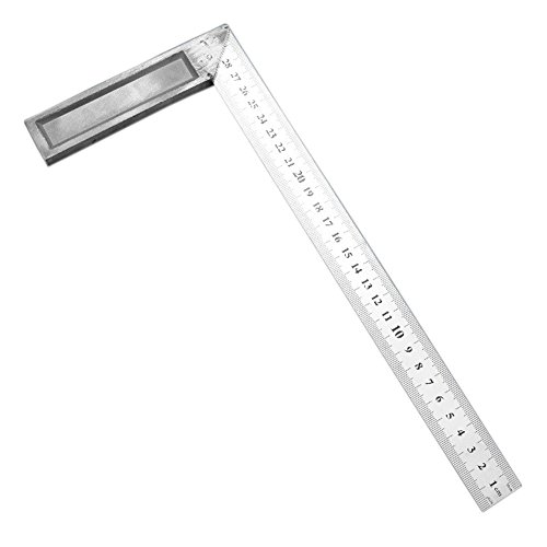 0753610591405 - CARPENTERS SQUARE HEAVY DUTY STAINLESS STEEL 90 DEGREE ANGL FRAMING SQUARES CZ05 (30CM)
