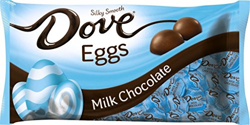 0753640989135 - DOVE EASTER CANDY BASKET GIFT STUFFER MILK CHOCOLATE EASTER EGGS, 8.87 OZ BAG - PACK OF 2