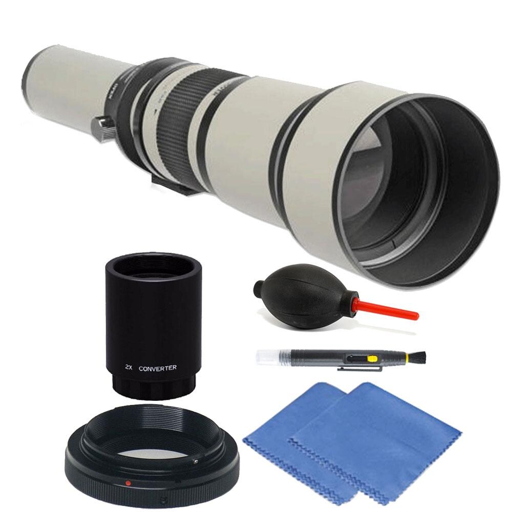0075364652394 - BOWER 650-1300MM TELEPHOTO ZOOM LENS WITH ACCESSORIES FOR CANON T5I , T6 , T6I , T6S AND T7I
