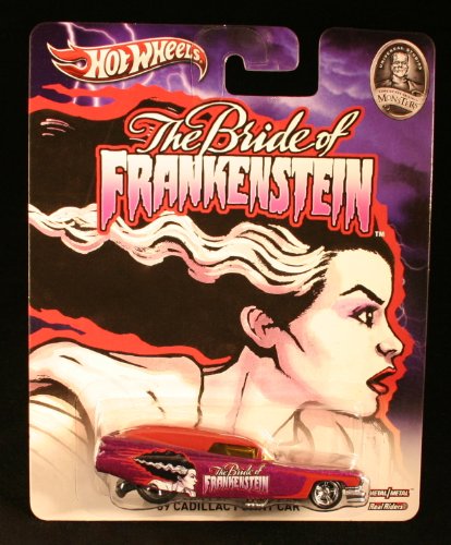 0753677452749 - '59 CADILLAC FUNNY CAR * THE BRIDE OF FRANKENSTEIN / UNIVERSAL STUDIOS MONSTERS * HOT WHEELS 2013 POP CULTURE SERIES 1:64 SCALE DIE-CAST VEHICLE