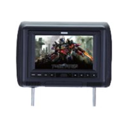 0753677536975 - SAVV LM-78D 7-INCH WIDE RAINBOW HEADREST PILLOW MONITOR WITH MULTIMEDIA DISC AND DIGITAL MEDIA PLAYER