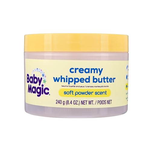 0075371055829 - BABY MAGIC CREAMY WHIPPED BUTTER SOFT POWDER SCENT, 8.4 OZ