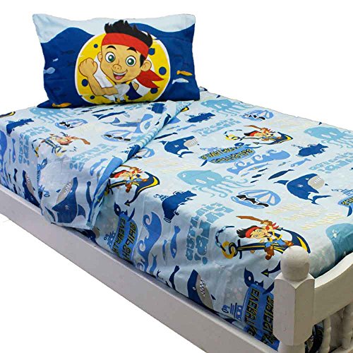 0753807237314 - DISNEY JAKE AND THE NEVERLAND PIRATES TWIN BED SHEET SET SAILING ON THE WAVES BEDDING ACCESSORIES