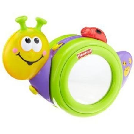 0753864131020 - FISHER-PRICE GO BABY GO! 1-2-3 CRAWL-AROUND SNAIL WILL ENJOY LOOKING IN MIRROR, LISTENING TO MUSIC AND SOUNDS