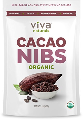 0753940520748 - VIVA NATURALS - THE BEST TASTING ORGANIC RAW CACAO NIBS, 2 LB BAG