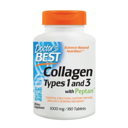 0753950002043 - COLLAGEN TYPES 1 & 3 1000 MG,180 COUNT