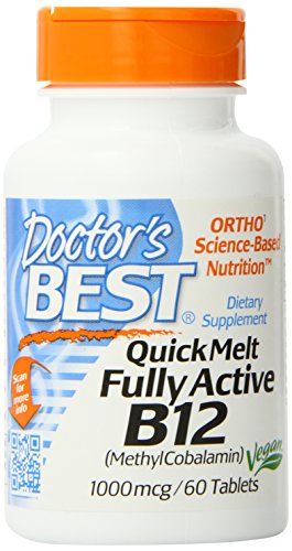 0753950003286 - DOCTOR'S BEST QUICK MELT FULLY ACTIVE B12 SUPPLEMENT, 1000 MCG, 60 COUNT
